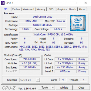 Сравнение процессоров intel core i5 7500 и intel core i7 7700