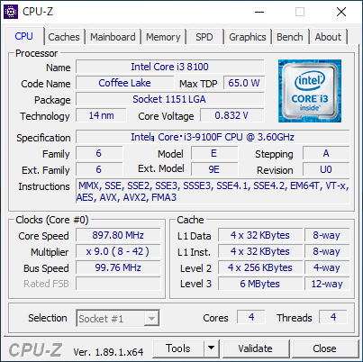 Intel Core i3 9100FとB365マザーで代替PCを自作する。その２ | 迷惑堂本舗