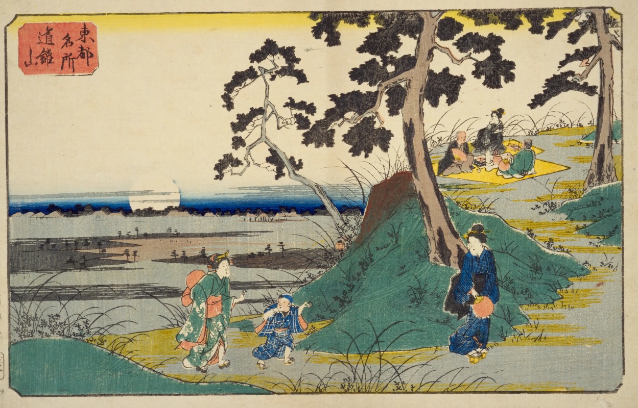 東都名所 道潅山