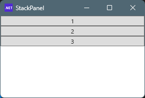スタックパネル